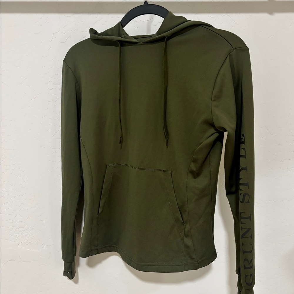 Grunt Style Olive Green Hoodie